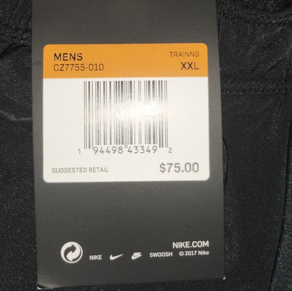 NIKE THERMA MEN REPEL TRAINING PANTS TROUSERS JOGGERS - BLACK BV4000-011 XXL - Picture 4 of 8